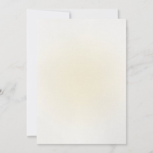 Gelbe Tandemanlage Einladung zur Hochzeit (Rückseite)