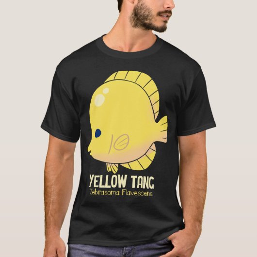 Gelbe Tang 1 T-Shirt (Vorderseite)