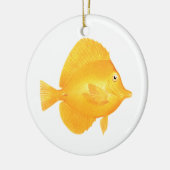 Gelbe Tang-Fische Keramik Ornament (Links)
