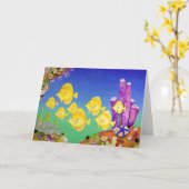 Gelbe Tang-Schule Karte (Gelbe Blume)