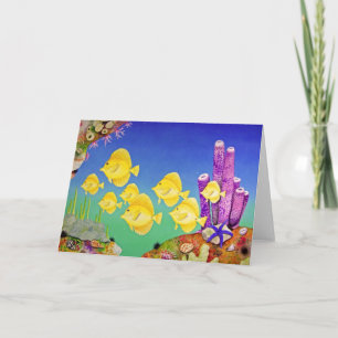 Gelbe Tang-Schule Karte