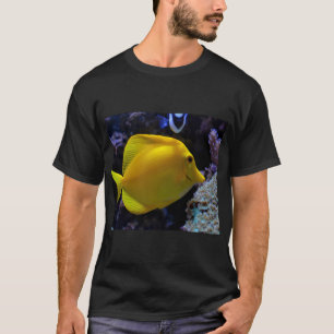 Gelbe Tang tropische Fische T-Shirt