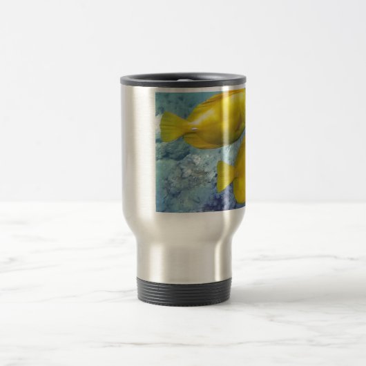 Gelbe Tangs Reisebecher (Mittel)