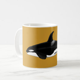 Gelbe Tasse Orca / Killerwale