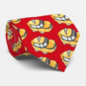 Gelbe Taxi-Krawatte Krawatte (Gerollt)