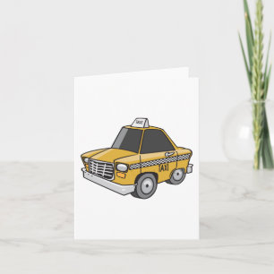 Gelbe Taxi-Stadt-Transport Karte