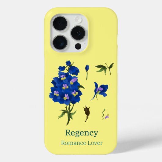 Gelbe Telefonzelle mit Blumen, Romance Lover Case-Mate iPhone Hülle (Rückseite)