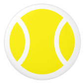 Gelbe Tennisball Keramik Tür und Schublade Knopf Keramikknauf (Vorderseite)