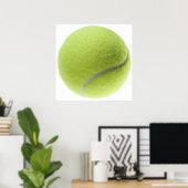 Gelbe Tennisball - Maßgeschneiderte Vorlage Poster (Heimbüro)