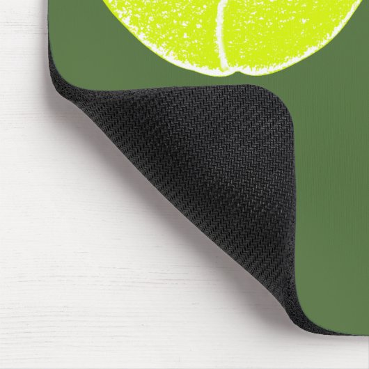 Gelbe Tennisball Mousepad (Ecke)