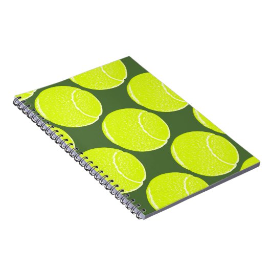 Gelbe Tennisball Notizblock (Rechte Seite)