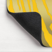 Gelbe Tiger Streifen Mousepad (Ecke)