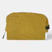 Gelbe Toilettenbeutel Waschbeutel (Rückseite)