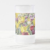 Gelbe Touchs Mattglas Bierglas (Mittel)
