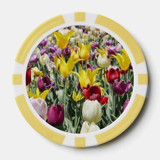 Gelbe Touchs Pokerchips (Vorderseite)