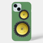 Gelbe Traktorräder Case-Mate iPhone Hülle (Rückseite)