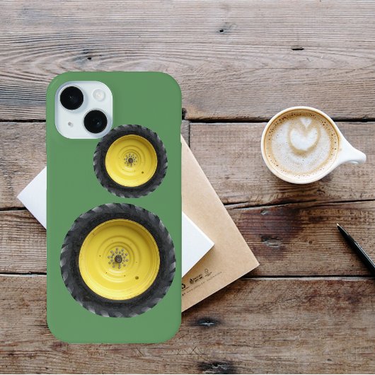 Gelbe Traktorräder Case-Mate iPhone Hülle