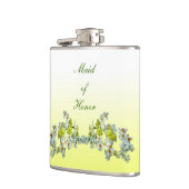 Gelbe Trauzeugin Flachmann (Links)