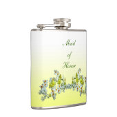 Gelbe Trauzeugin Flachmann (Rechts)