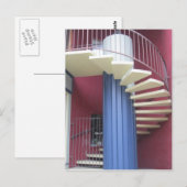 Gelbe Treppe Postkarte (Vorne/Hinten)