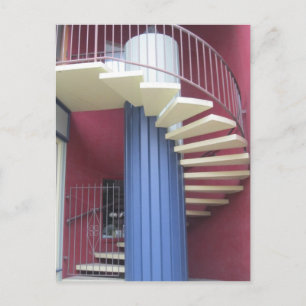 Gelbe Treppe Postkarte