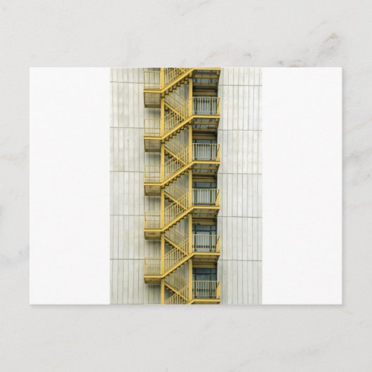 gelbe Treppen Postkarte (Vorderseite)