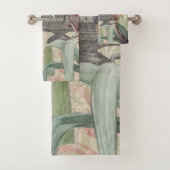 Gelbe tropische Blume Badhandtuch Set (Insitu)