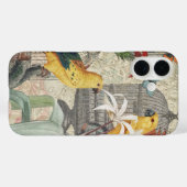 Gelbe tropische Blume Case-Mate iPhone Hülle (Rückseite (Horizontal))