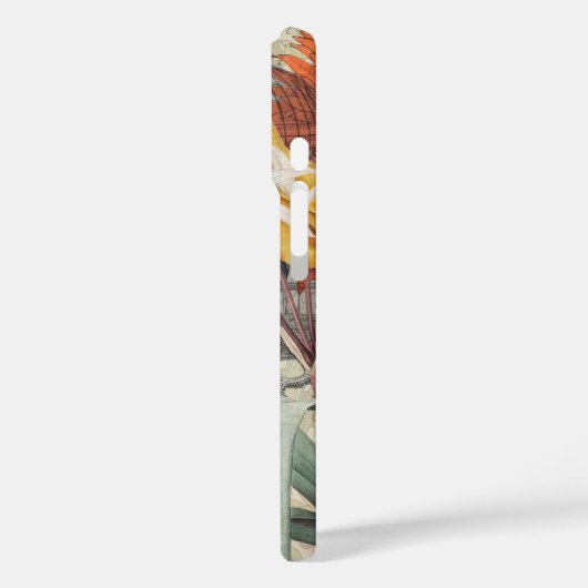 Gelbe tropische Blume Case-Mate iPhone Hülle (Rückseite / Links)