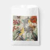 Gelbe tropische Blume Geschenktütchen (Vorderseite)