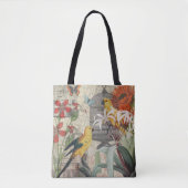Gelbe tropische Blume Tasche (Vorderseite)