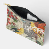 Gelbe tropische Blume Zubehörtasche (Offen)