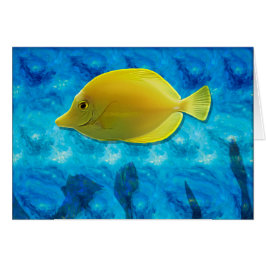 Gelbe tropische Fische