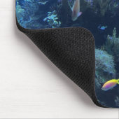 Gelbe tropische Fische Mousepad (Ecke)