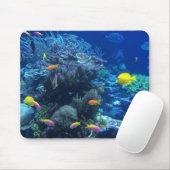 Gelbe tropische Fische Mousepad (Mit Mouse)