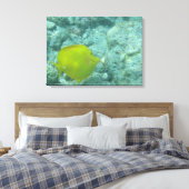 Gelbe tropische Leinwand (Insitu (Schlafzimmer))