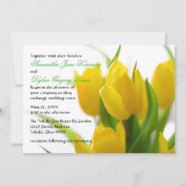 Gelbe Tulip - Einladung zur Hochzeit