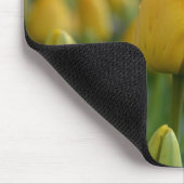Gelbe Tulipen im Feld Mousepad (Ecke)