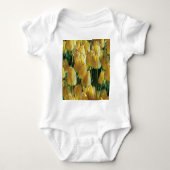 Gelbe Tulips Baby Strampler (Vorderseite)