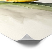 Gelbe Tulips Blume Art Print Poster (Ecke)