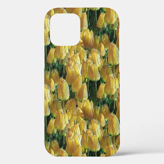 Gelbe Tulips Case-Mate iPhone Hülle (Rückseite)