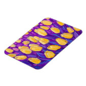 Gelbe Tulips Feldfrühlingsblumen Blumenbemalung Magnet (Linke Seite)