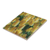 Gelbe Tulips Fliese (Seite)