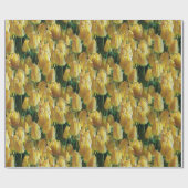 Gelbe Tulips Geschenkpapier (Flach)