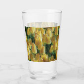 Gelbe Tulips Glas (Rückseite)