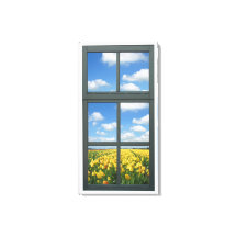 Gelbe Tulips Imitate Fensteransicht