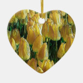 Gelbe Tulips Keramik Ornament (Vorne)