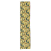 Gelbe Tulips Kurzer Tischläufer (Vorderseite)