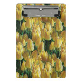 Gelbe Tulips Mini Klemmbrett (Vorderseite)