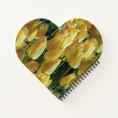 Gelbe Tulips Notizblock (Rückseite)